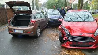 Uszkodził samochody trzech policjantów