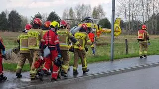 Wypadek w miejscowości Nadma