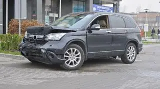 Honda potrąciła piesze przy parkingu