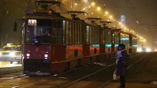 Tramwaje stanęły w korku