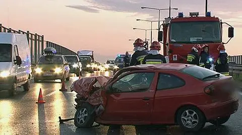 Karambol sparaliżował Trasę AK