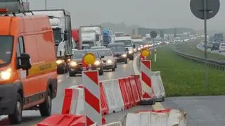 Zdarzenie na autostradzie A2