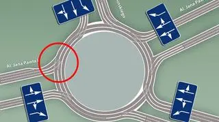 Taką organizację ruchu zakładał projekt / fot