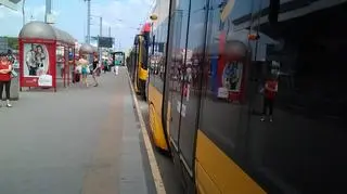 Paraliż tramwajowy w centrum