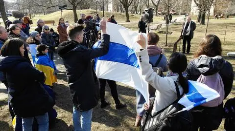 Protest na Muranowie 