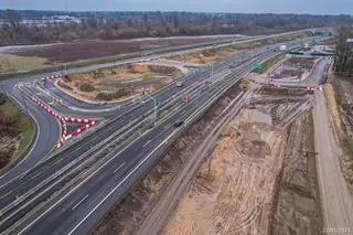 Wykonawca inwestycji przystępuje do prac w obrębie obecnego węzła Błonie