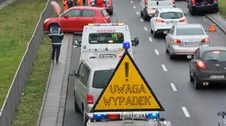 Wypadek na Wale Miedzeszyńskim 