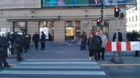 Nowy Świat zamknięty - fot. Tomasz Zieliński/tvnwarszawa.pl