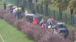 Pasażerowie korzystają z tramwajów, ale tłumów nie ma