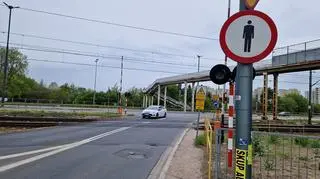 Kładka nad torami na wysokości ulicy Naczelnikowskiej