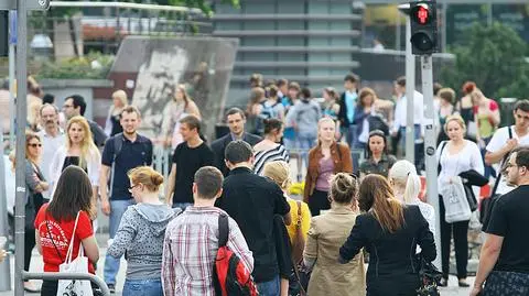 Piesi wychodzili sobie przejście na Emilii Plater