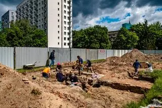 Wykopaliska prowadzone są na terenie byłego getta