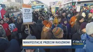 Manifestacja przeciw rasizmowi