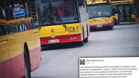 Mobilis będzie nas wozić przez 8 lat. Kupi 100 nowych autobusów