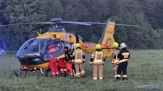 Kierowca wpadł w grupę kolarzy w miejscowości Przypki