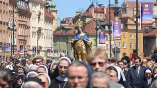 Procesja na Krakowskim Przedmieściu