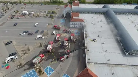 Pożar w centrum handlowym. Ewakuowano 250 osób