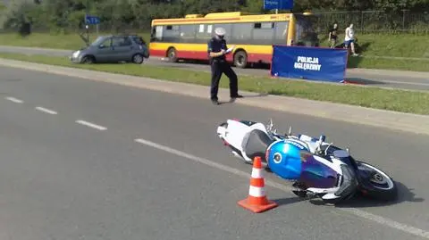 Motocyklista zginął na Ursynowie