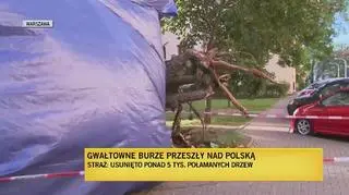 Straż pożarna nadal pracowała w piątek nad ranem