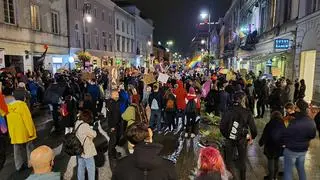 Manifestacja na Nowym Świecie