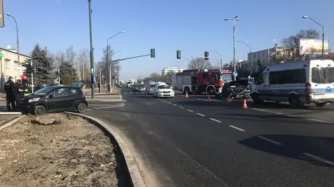 Kolizja na Ursynowie, są utrudnienia