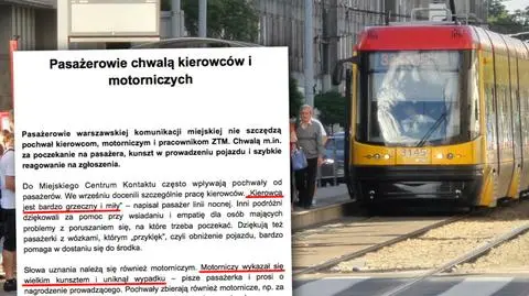 Kunszt za kółkiem i uprzejmość. ZTM pławi się w pochwałach