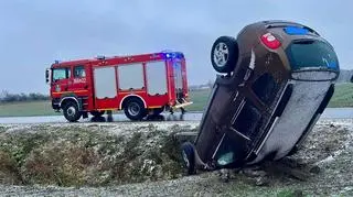 Wypadek w miejscowości Słomin