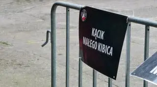 Barierka na stadionie Polonii Warszawa