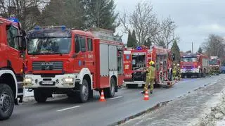 Pożar budynku gospodarczego 