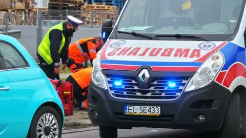 Piesza potrącona na przejściu