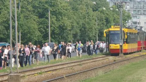 Awaria zablokowała tramwaje na Żoliborzu