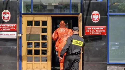 "Podejrzana przesyłka" w budynku sądu postawiła na nogi służby