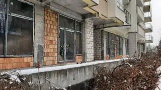 Niedokończony blok na Borzymowskiej 