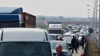 Zderzenie na węźle Salomea