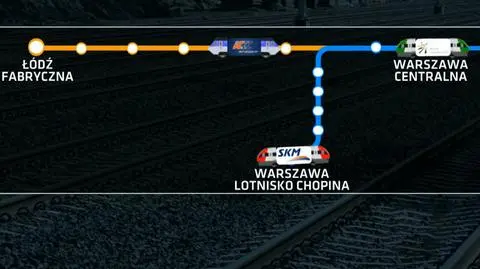 Pociąg z Łodzi na lotnisko Chopina? Ratusz jest na "nie"