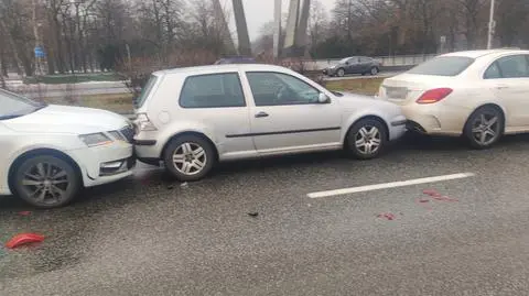 Kraksa na Solcu. Utrudnienia w kierunku Żoliborza 