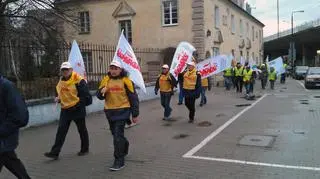 Związkowcy w Warszawie