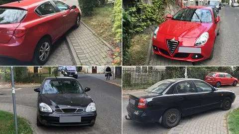 Mistrzowie parkowania na Balladyny. "Nie da się przejść"