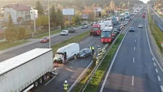 Zderzenie na krajowej "siódemce"