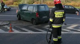 Wypadek na Trasie Łazienkowskiej