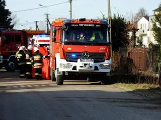 Mężczyzna został przetransportowany śmigłowcem do szpitala