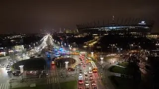 Zderzenie tramwajów na rondzie Waszyngtona