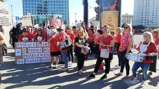 Protest pracowników sądów i prokuratur