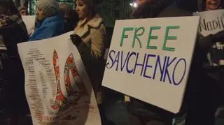 Demonstracja przed ambasadą