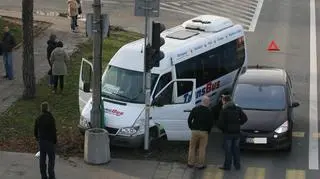 Kolizja na ul. Bronisława Czecha