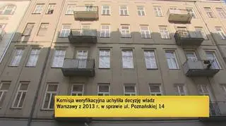 Komisja uchyliła decyzję reprywatyzacyjną w sprawie Poznańskiej 14