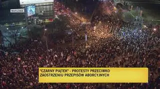 Protest na Nowogrodzkiej