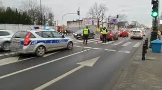 Potrącenie na Powązkowskiej