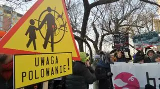 Protest ws. prawa łowieckiego