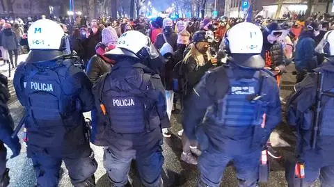 Policja utworzyła kordon przed siedzibą TK